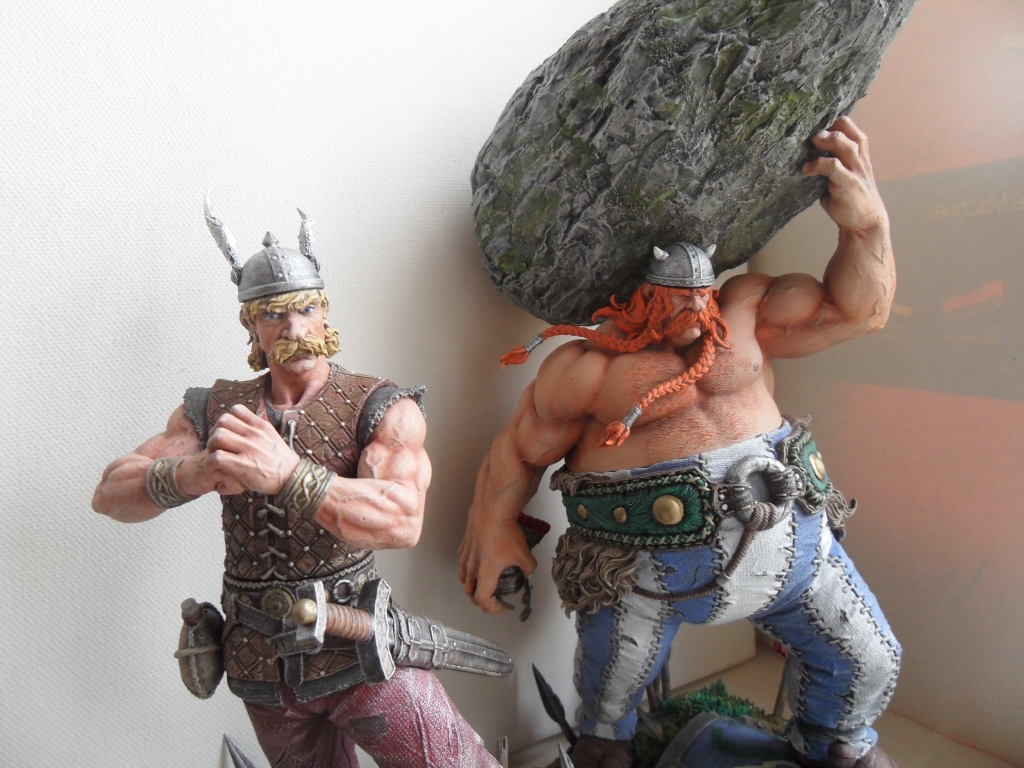 Asterix und Obelix 1:9 3d Resin Druck